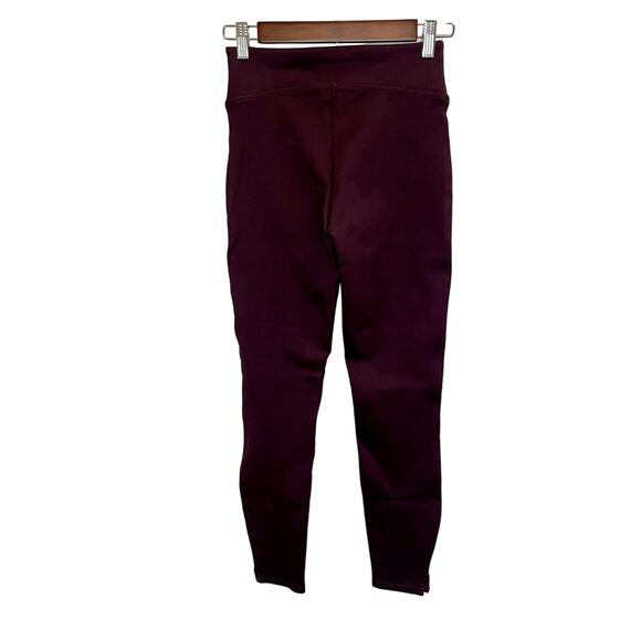 Spanx Ponte Legging Pant Ankle Length Brandywine Purple Stretch Size XS - Picture 3 of 4